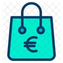 Bag Euro Shop Icon