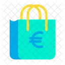 Bag Euro Shop Icon