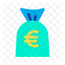 Money Bag Euro Bag Icon