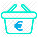 Basket Buy Euro Icon