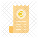 Euro Bill  Icon
