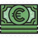Euro Bill Banknote Cash Icon
