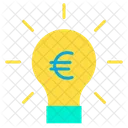 Euro-Glühbirne  Symbol