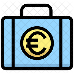 Euro Briefcase Icon