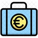 Euro Briefcase Euro Money Icon