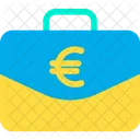 Euro Briefcase  Icon