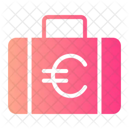 Euro Briefcase  Icon