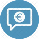 Bubble Chat Bubble Euro Icon