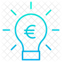 Euro Bulb Finance Idea Euro Icon