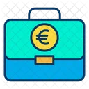 Euro business  Icon