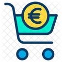Cart Euro Online Icon