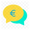 Euro-Sprechblase  Symbol