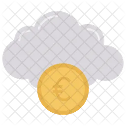 Euro Cloud  Icon