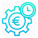 Euro Cogwheel  Icon