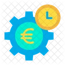 Euro Cogwheel  Icon