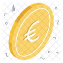 Euro Coin Cash Finance Icon