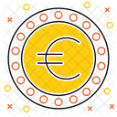 Euro Coin Cash Icon