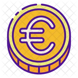 Euro Coin  Icon