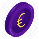Euro Coin Cash Coin Money Coin Icon