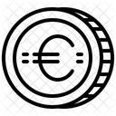 Euro Cash Coin Icon