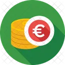 Euro Coins Stack Icon