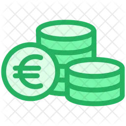 Euro Coins  Icon