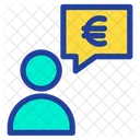 Euro Chat Bubble Chat Bubble Euro Chat Icon