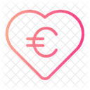 Corazón euro  Icono