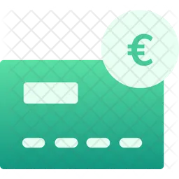 Euro Credit Card  Icon