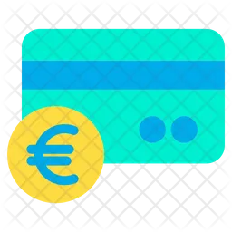Euro Credit Card  Icon