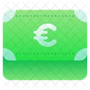 Dinero en euros  Icono