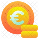 Dinero en euros  Icono