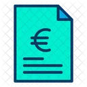 Document Business Document Euro Agreement Icon