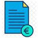 Euro Document Euro Document Icon