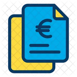 Euro Documents  Icon