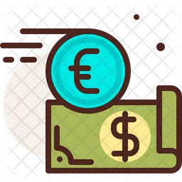 Euro Dollar  Icon