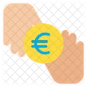 Euro Donation Coin Icon