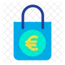 Einkaufstasche Euro Zeichen Handtasche Symbol