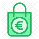 Einkaufstasche Euro Zeichen Handtasche Symbol