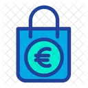 Einkaufstasche Euro Zeichen Handtasche Symbol