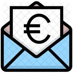 Euro Envelope  Icon