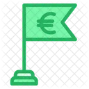 Business Achivement Euro Financial Success Icon
