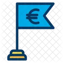Business Achivement Euro Financial Success Icon
