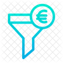 Funnel Euro Filter Icon