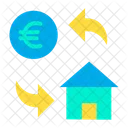 Costo de la vivienda en euros  Icono