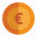 Euro Currency Exchange Digital Currency Icon