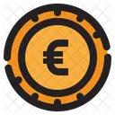 Euro Currency Exchange Digital Currency Icon