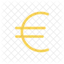 Moneda De Dinero Simbolo Del Euro Signo De Dinero Icono