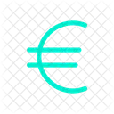 Moneda De Dinero Simbolo Del Euro Signo De Dinero Icono