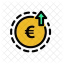 Euro Increase Euro Up Financial Profit Icon